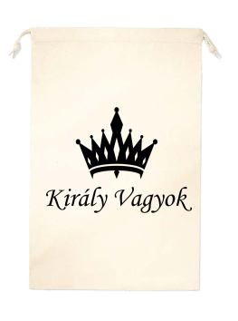 Király Vagyok ! textil zsák 