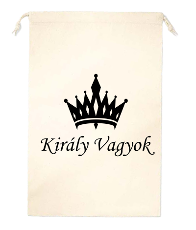 Király Vagyok ! textil zsák 