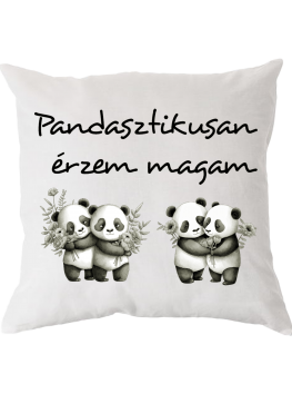 Pandás ölelés párna